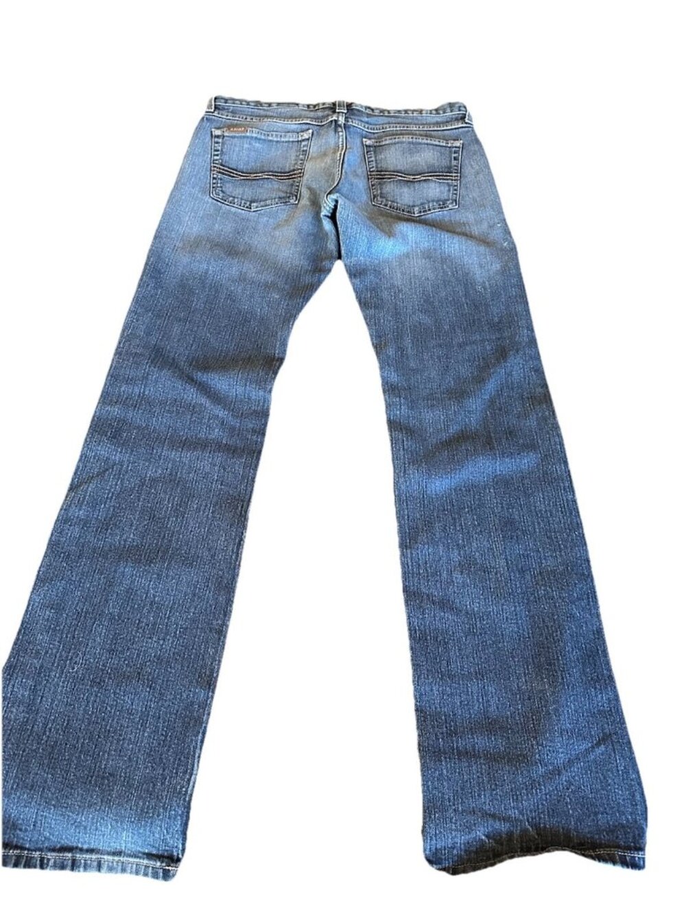 Ariat M7 Rocker Straight Leg Mens Jeans 33x36 Medium Wash Denim Blue - Picture 2 of 8